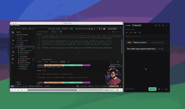 Loupe overview: visual feedback for teams that build
